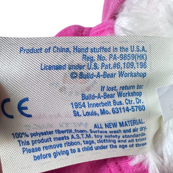 2011 Build-A-Bear Marie Aristocats‎ White Cat Harley Davidson Outfit Boots Plush - Picture 11 of 14